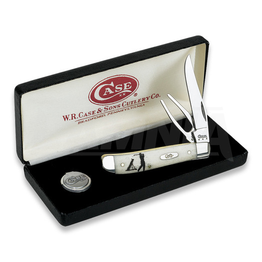 Pocket knife Case Cutlery Mini Trapper Golf Gift Set 06022