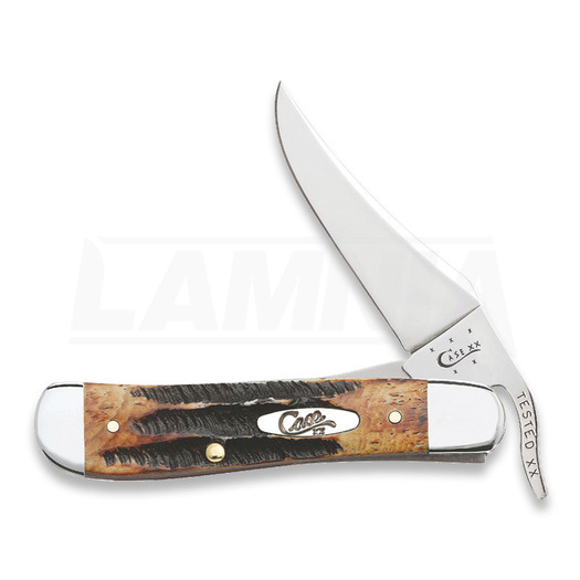 Pocket knife Case Cutlery Russlock Burnt Bonestag 65303