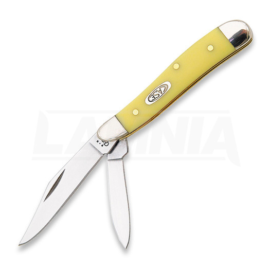 Pocket knife Case Cutlery Peanut Yellow Handle 80030