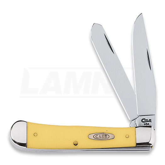 Pocket knife Case Cutlery Trapper Yellow Stainless 80161