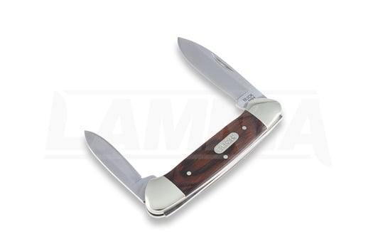 Buck Canoe 折叠刀, wood 389BRS