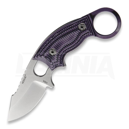 Cuțit karambit Hogue Ex-F03 Fixed Blade Clip Purple