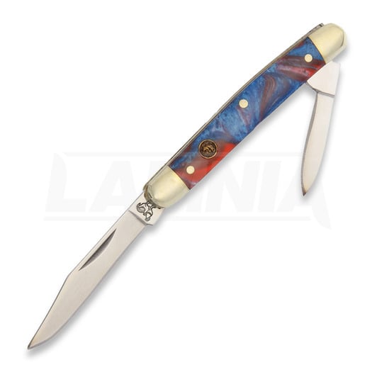 Hen & Rooster Pen Knife Star Spangle Banner pocket knife