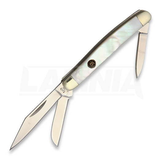 Hen & Rooster Stockman Mini pocket knife, Mother of Pearl