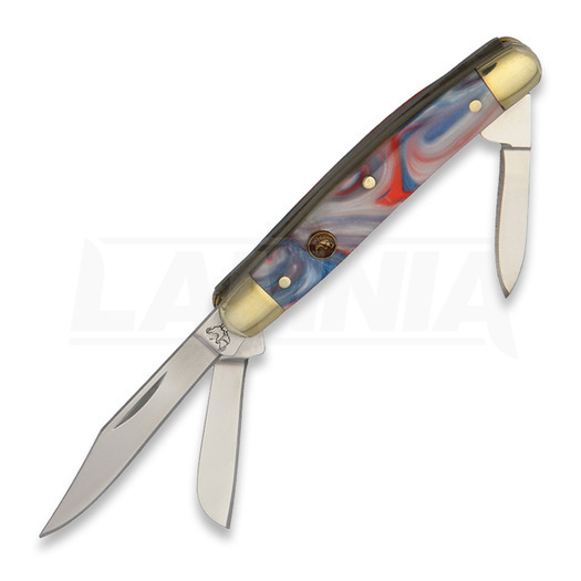 Hen & Rooster Stockman Mini pocket knife, Star Spangle