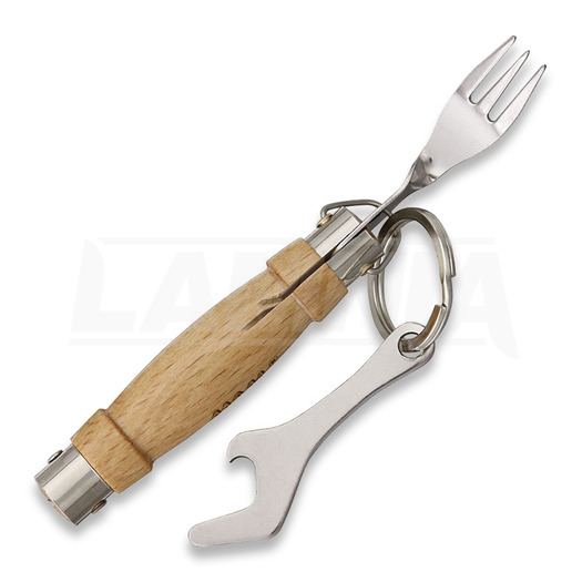 MAM Knife w/Fork & Bottle Opener foldekniv