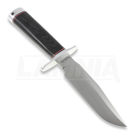 BlackJack Model 5 kniv, Black Canvas Micarta