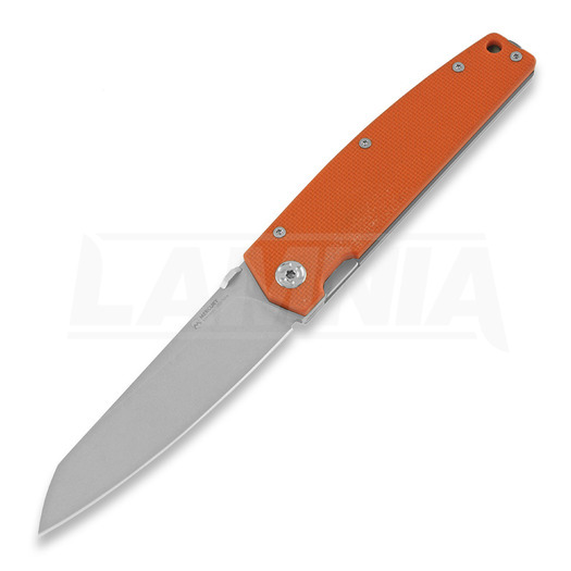 Mercury Logan Linerlock 折り畳みナイフ, オレンジ色