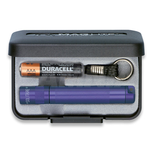 Linterna Mag-Lite Solitaire Single AAA Cell, púrpura