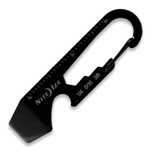 Nite-Ize DoohicKey Key-Tool Edelstahl 6,5 x 2 x 0,3 cm Schwarz 