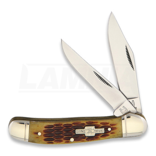 Rough Ryder Copperhead Amber Bone pocket knife