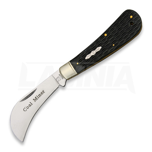 Pocket knife Rough Ryder Hawkbill, noir