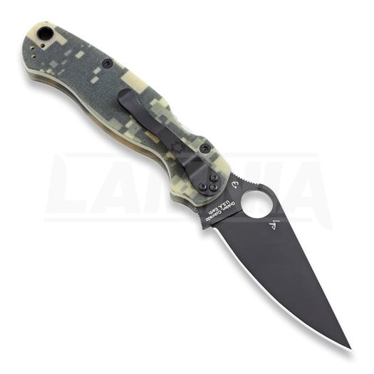 Складной нож Spyderco Para Military 2 camo, чёрный C81GPCMOBK2