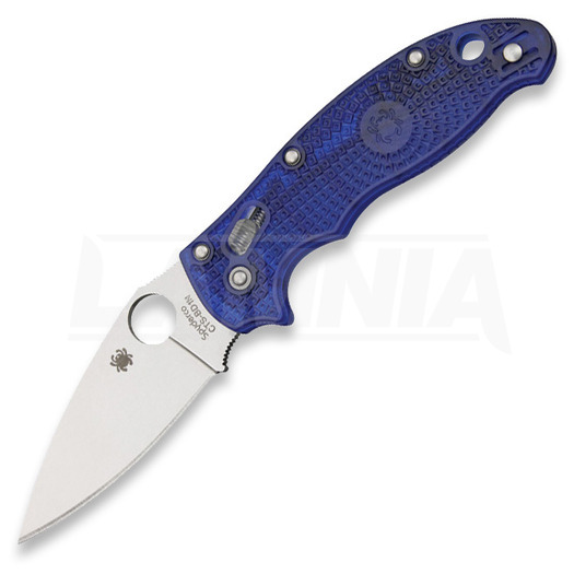 Spyderco Manix 2 Lightweight Translucent Blue összecsukható kés C101PBL2