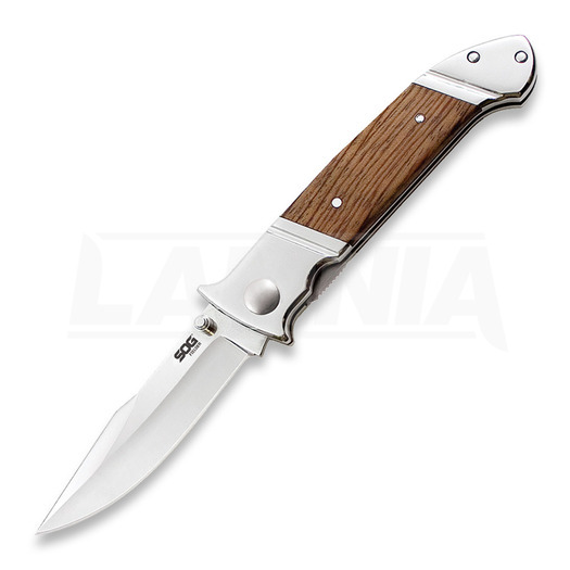 SOG Fielder Linerlock fällkniv, wood SOG-FF30-CP
