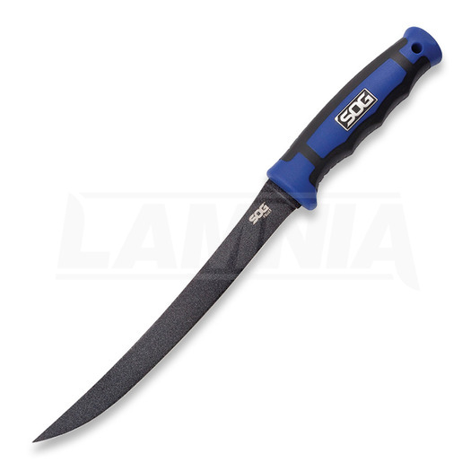 SOG Fillet Knife 7,5" Blue Handle žvejybos peilis SOG-FLT32KCP