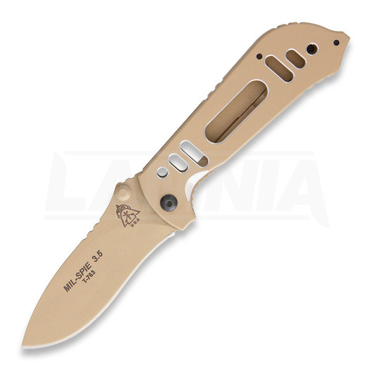 TOPS Mil SPIE Coyote Tan folding knife MIL35CT