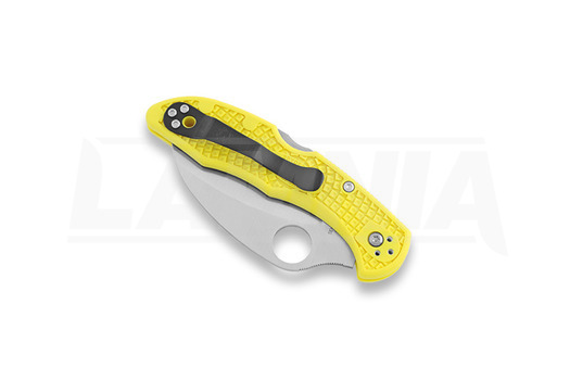 Складной нож Spyderco Tasman Salt 2, жёлтый C106PYL2