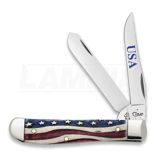 Pocket knife Case Cutlery Mini Trapper Patriotic 64135