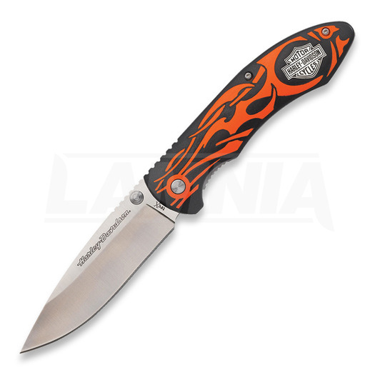 Harley TecX Linerlock Orange összecsukható kés