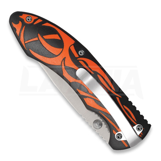 Harley TecX Linerlock Orange folding knife