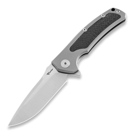 Reate Mini Horizon CF folding knife, satin