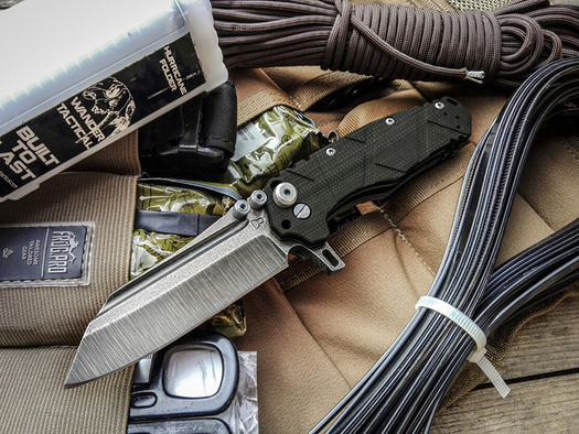 Wander Tactical Mistral T folding knife, black