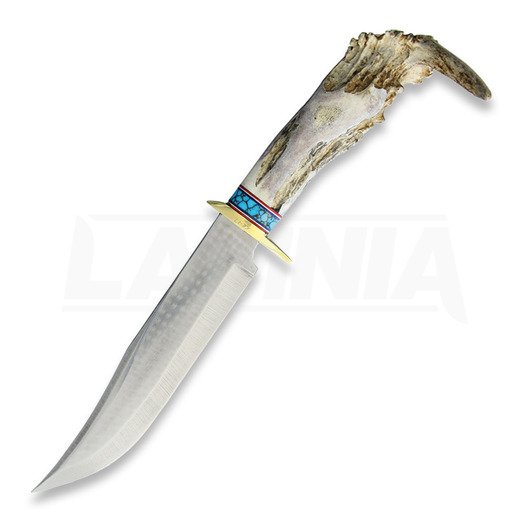 Ken Richardson Knives Bowie with Turquoise Inlay