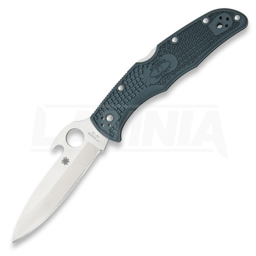 Spyderco Endura 4 folding knife, FRN, Emerson Opening, grey C10PGYW