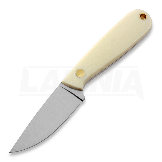 Brisa Necker 70 Full Flat neck knife, ivory micarta, kydex