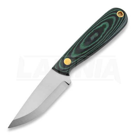 Nůž na krk Brisa Necker 70 Scandi, green micarta
