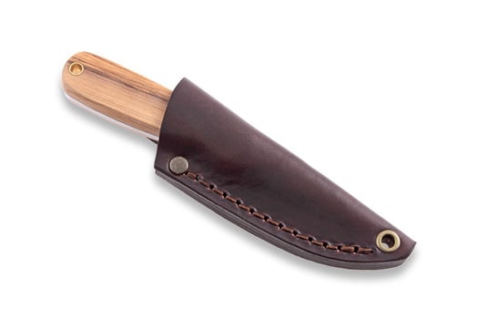 Cuchillo de cuello Brisa Necker 70 Scandi, Olive wood