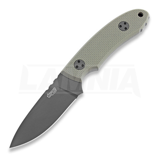 TRC Knives TR-12s Elmax DLC kniv, olivengrønn