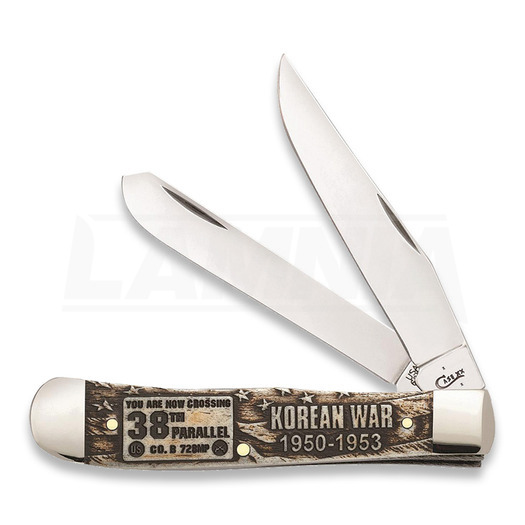 Pocket knife Case Cutlery War Series Trapper Korean War 22031