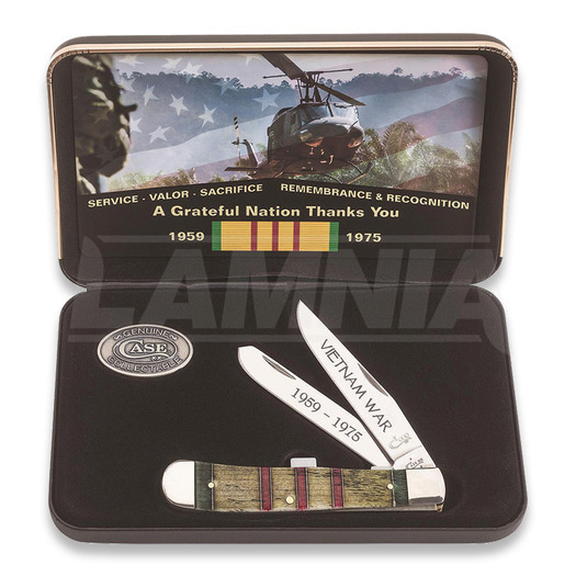 Pocket knife Case Cutlery Vietnam War Trapper Gift Set 22040