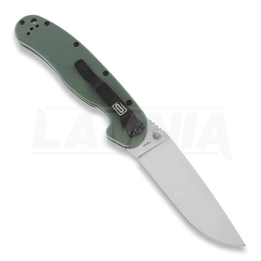 Couteau pliant Ontario RAT-1, vert/satin 8848OD