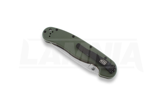 Ontario RAT-1 foldekniv, grøn/satin 8848OD