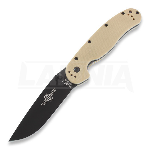 Ontario RAT-1 folding knife, desert tan/black 8846DT