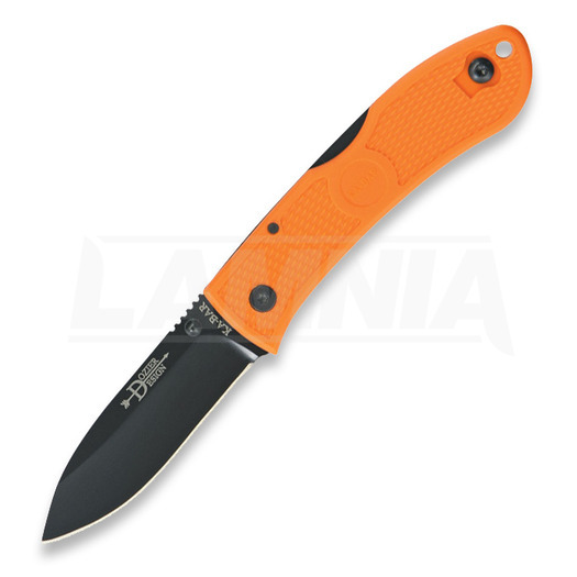 Ka-Bar Dozier Folding Hunter 折り畳みナイフ, オレンジ色 4062BO