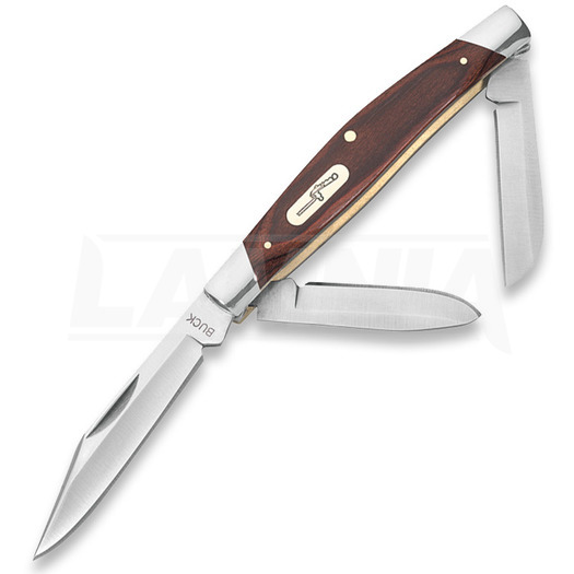 Buck Stockman összecsukható kés, wood 371
