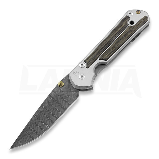 Πτυσσόμενο μαχαίρι Chris Reeve Sebenza 21, large, Bog Oak Damascus Ladder L21-1086