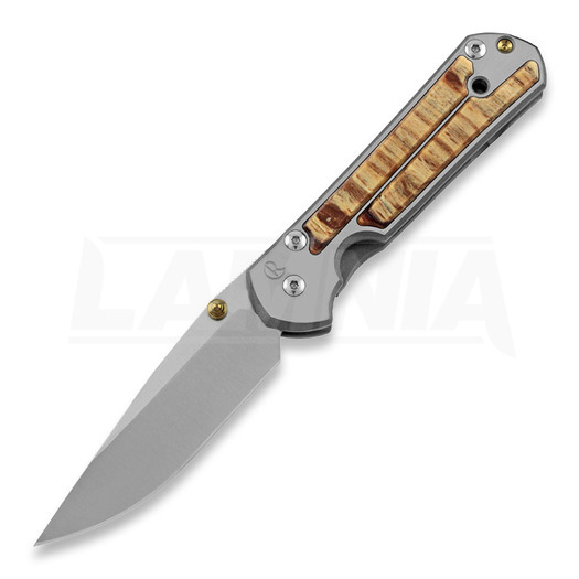 Chris Reeve Sebenza 21 折叠刀, small, Spalted Beech S21-1162