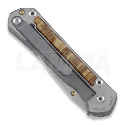 Couteau pliant Chris Reeve Sebenza 21, small, Spalted Beech S21-1162