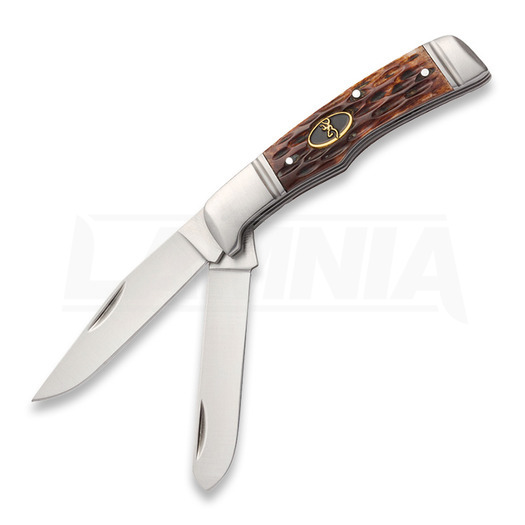 Browning Joint Venture Trapper Bone folding knife