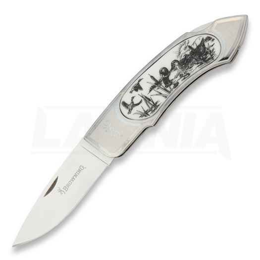 Πτυσσόμενο μαχαίρι Browning Scrimshaw, mallard