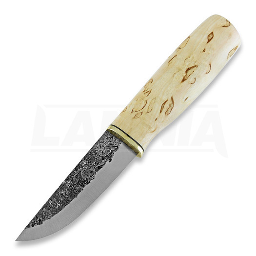 Javanainen Forge Toivola knife, curly birch
