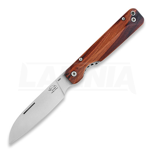 Otter Liner-Lock Sheepfoot folding knife, plum
