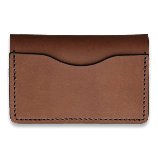 Flagrant Beard Wallet, brown black stitched