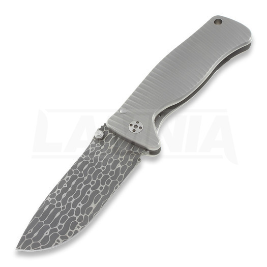 Lionsteel SR2 Mini Titanium Damascus összecsukható kés