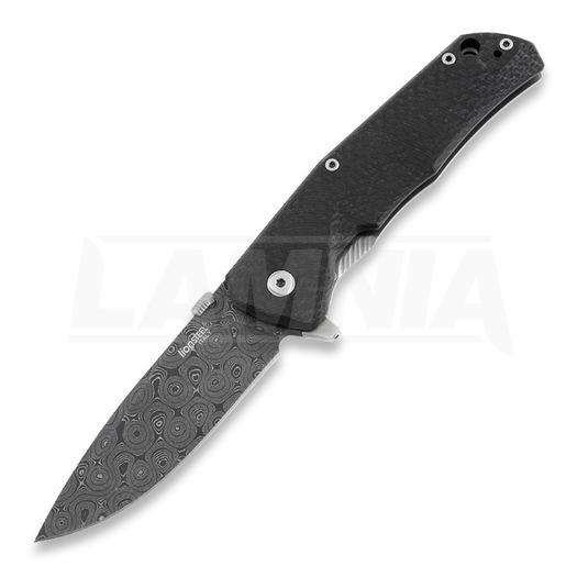 Πτυσσόμενο μαχαίρι Lionsteel TRE Carbon Fiber Damascus